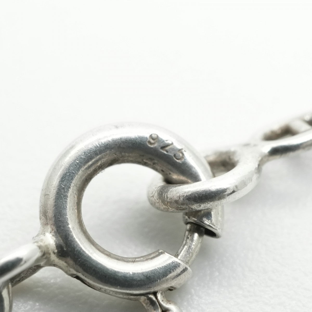 HERMES 헤르메스 세리에 목걸이 펜던트 초커 925 실버 실버 미니Chaine d'Ancre Chaine d'Ancre미니 사슬 d 'ancle ttpm 빈티지 골동품 희귀 희귀
