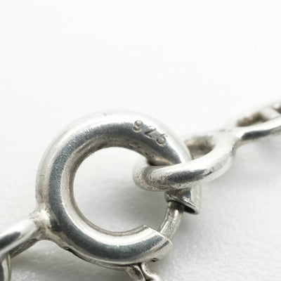 HERMES 헤르메스 세리에 목걸이 펜던트 초커 925 실버 실버 미니Chaine d'Ancre Chaine d'Ancre미니 사슬 d 'ancle ttpm 빈티지 골동품 희귀 희귀