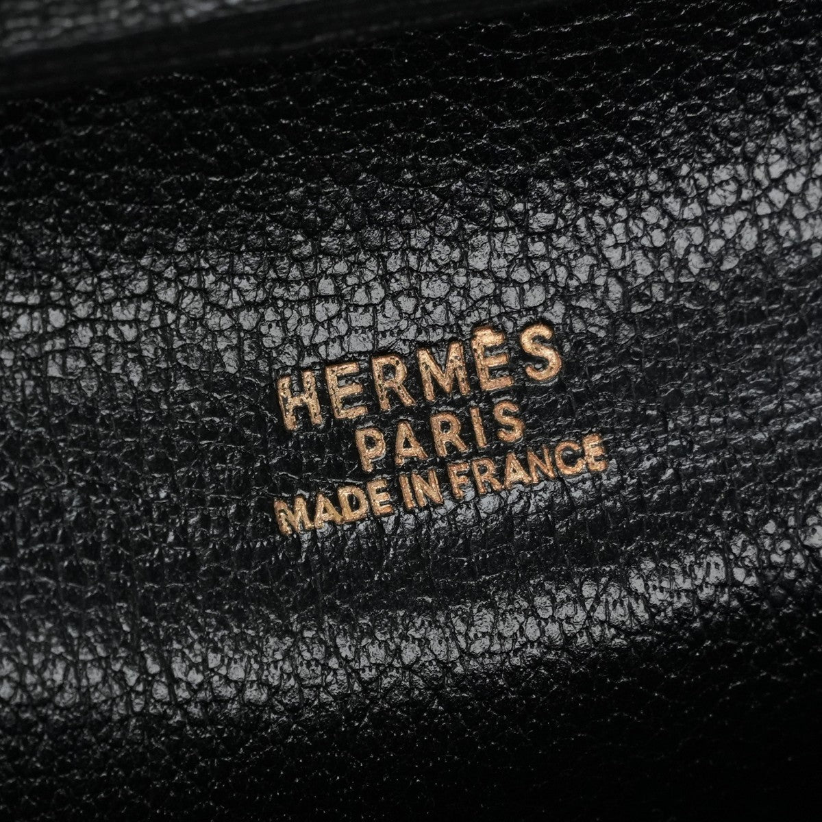 HERMES 헤르메스 가방, 토트 백, 박스 송아지, 누아르, 검은 색, 금 하드웨어, 핸드백, 빈티지, 골동품, 인쇄물, 희귀