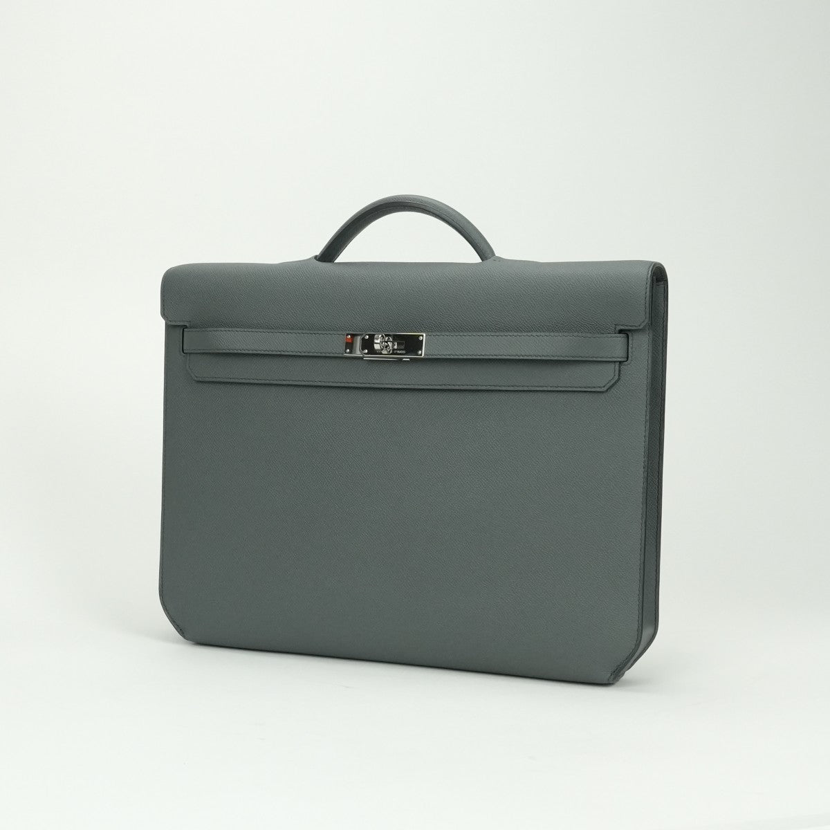 エルメス HERMES ケリーデペッシュ36 ケリーデペッシュ 36 バッグ ビジネスバッグ ブリーフケース エプソン ヴェールアマンド Vert Amande グリーン green シルバー金具 ヴォーエプソン