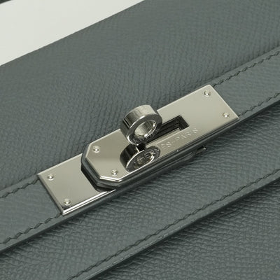 エルメス HERMES ケリーデペッシュ36 ケリーデペッシュ 36 バッグ ビジネスバッグ ブリーフケース エプソン ヴェールアマンド Vert Amande グリーン green シルバー金具 ヴォーエプソン