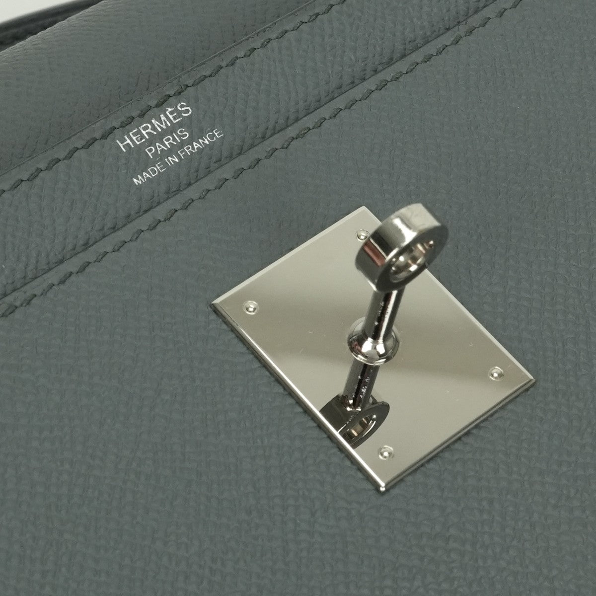 エルメス HERMES ケリーデペッシュ36 ケリーデペッシュ 36 バッグ ビジネスバッグ ブリーフケース エプソン ヴェールアマンド Vert Amande グリーン green シルバー金具 ヴォーエプソン