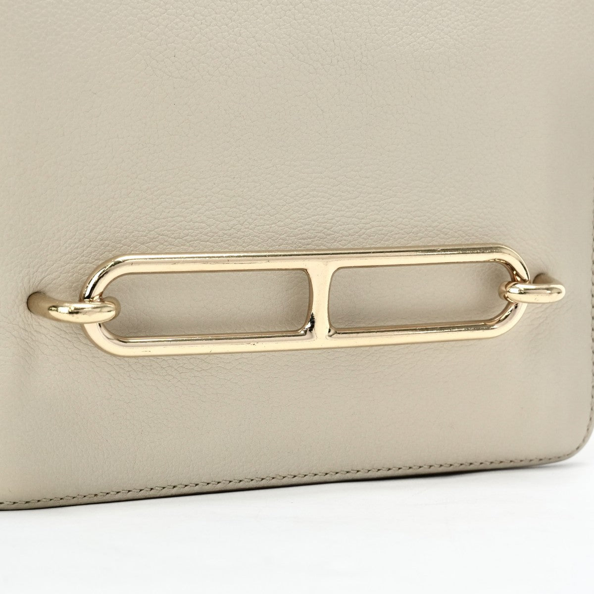 HERMES 爱马仕 Sac roulis mini Sac roulis mini 袋肩袋永远彩色CLE米色金色硬件有色