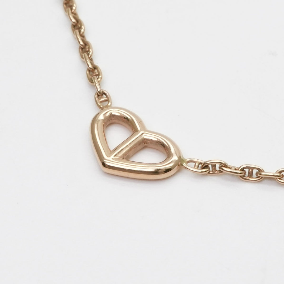 VINTAGE HERMES エルメス heart chain necklace VINTAGE HERMES エルメス heart chain necklace