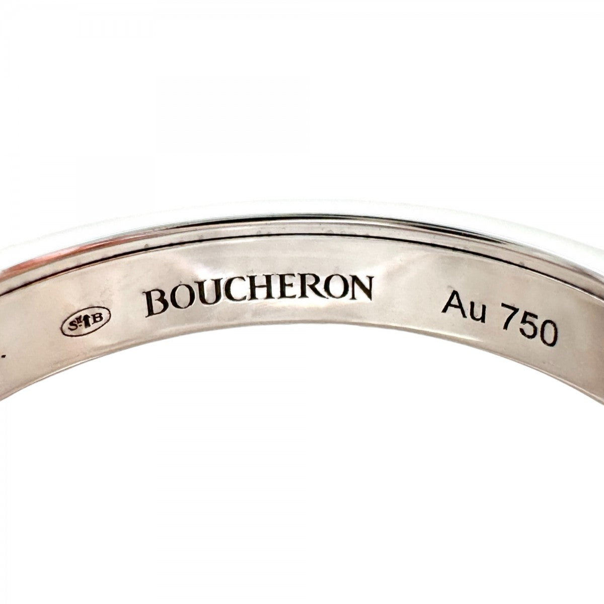 BOUCHERON Boucheron 소 검은 고리 반 소 검은 색 Quatre ring 퀘이터 블랙 에디션 링 750WG 블랙