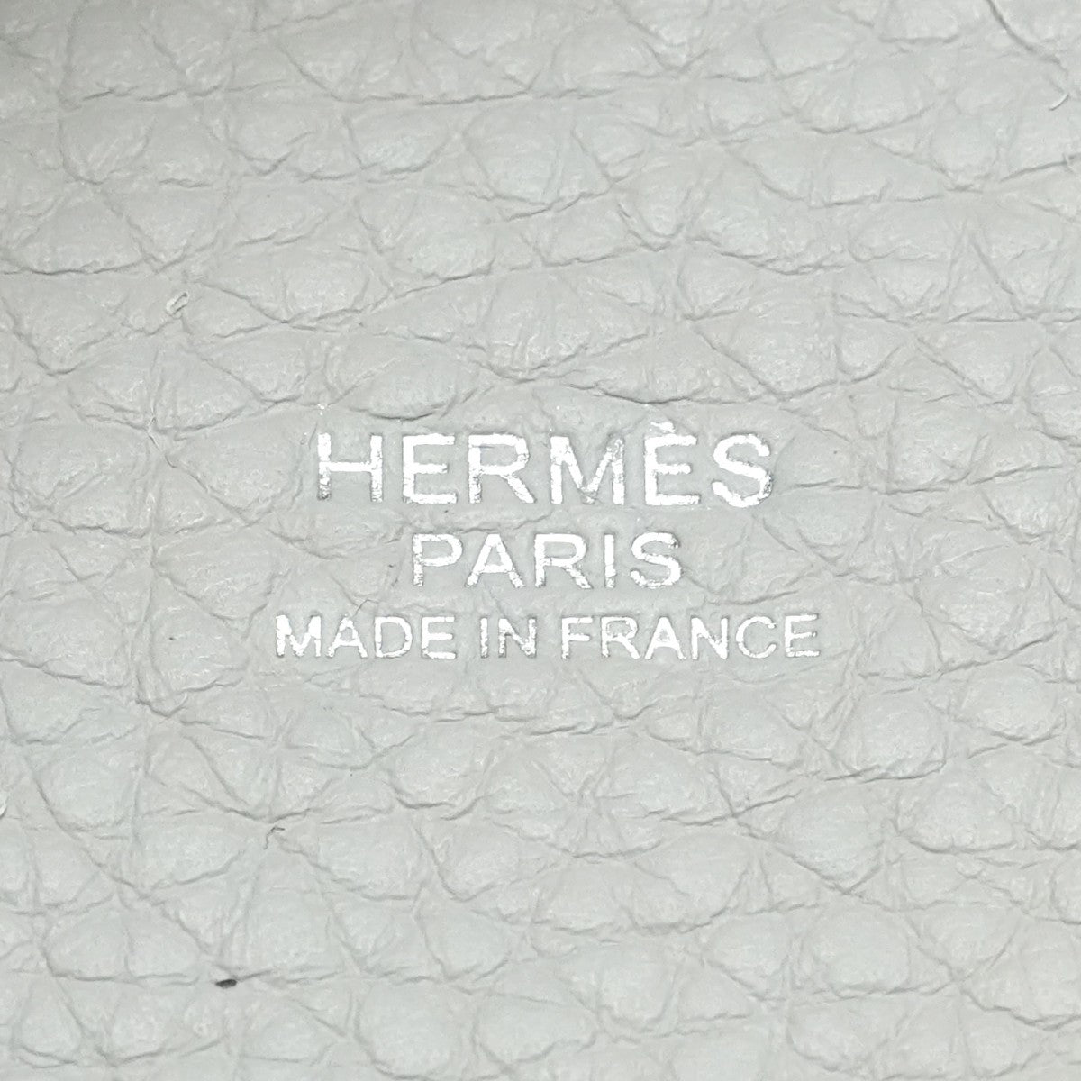 HERMES HERMES Picotin lock MM Picotin lock MM Picotin lock 22 Bag Tote Bag Toryon Clemence Pearl Gray Grey Silver Metal Fittings