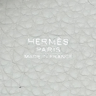 HERMES HERMES Picotin lock MM Picotin lock MM Picotin lock 22 Bag Tote Bag Toryon Clemence Pearl Gray Grey Silver Metal Fittings