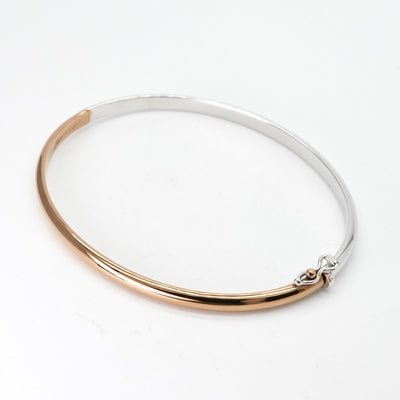 OEAU OEAU simple simple mix bracelet Bracelet Bracelet Bangle Cuff 750 White Gold Brown Gold