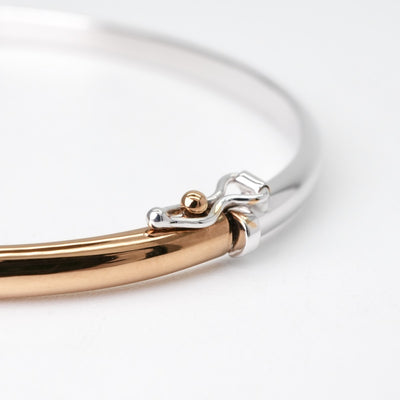 OEAU OEAU simple simple mix bracelet Bracelet Bracelet Bangle Cuff 750 White Gold Brown Gold