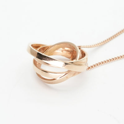 REPOSSI REPOSSI Berber Technical Berbere Necklace Pendant Choker 750 Pink Gold Rose Gold Pendant