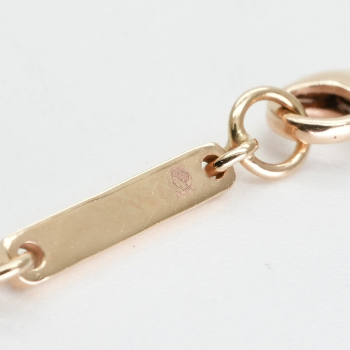 REPOSSI REPOSSI Berber Technical Berbere Necklace Pendant Choker 750 Pink Gold Rose Gold Pendant