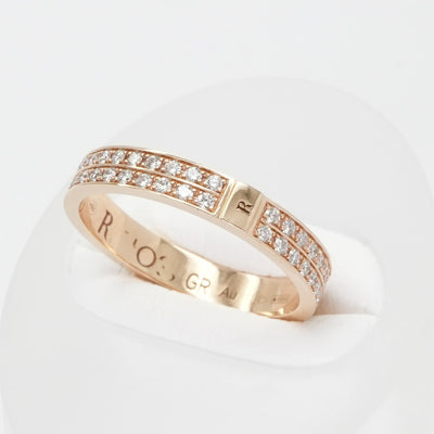 REPOSSI REPOSSI Berbere Berbere Ring 750 Gold Pink Gold Rose Gold Diamond