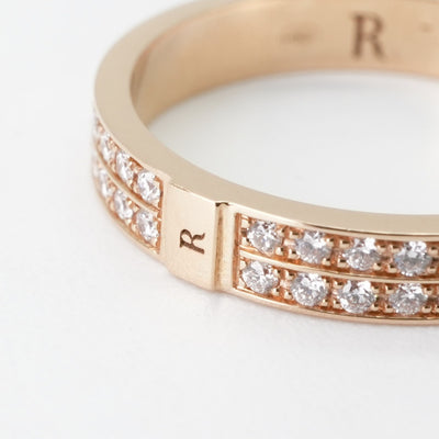 REPOSSI REPOSSI Berbere Berbere Ring 750 Gold Pink Gold Rose Gold Diamond