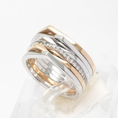 REPOSSI REPOSSI Antifer Ring 750 White Gold White Gold Diamond