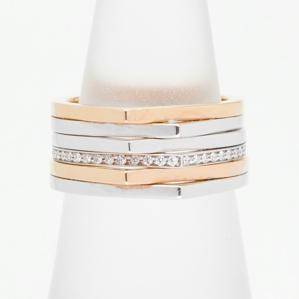 REPOSSI REPOSSI Antifer Ring 750 White Gold White Gold Diamond