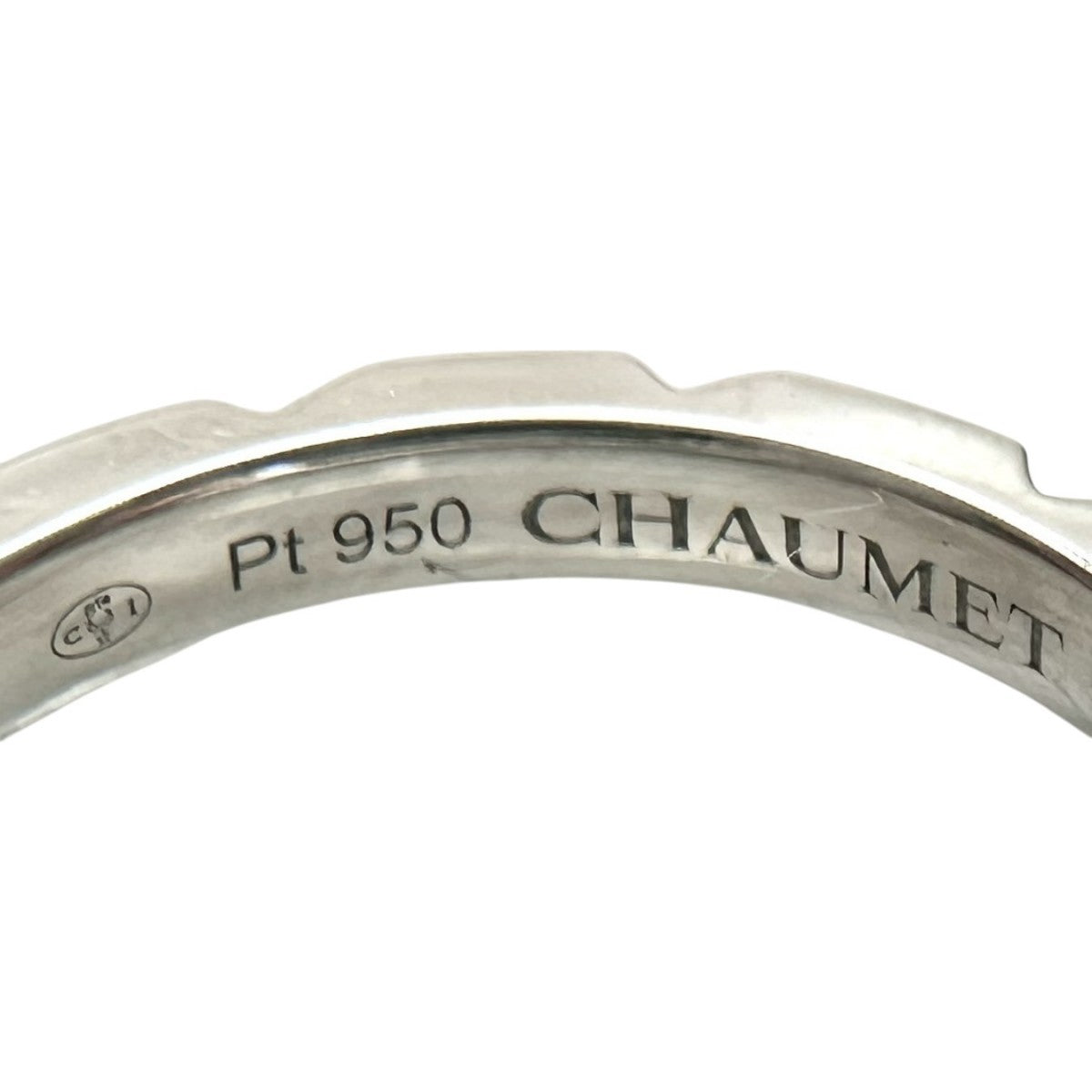 CHAUMET Chaumet Torsade Ring PT950 Silver Diamond Ring Pain Ring Wedding Ring Platinum