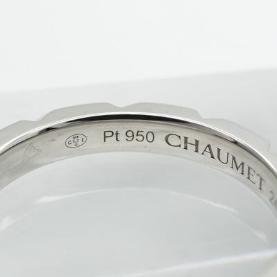 CHAUMET Chaumet Torsade Ring PT950 Silver Diamond Ring Pain Ring Wedding Ring Platinum