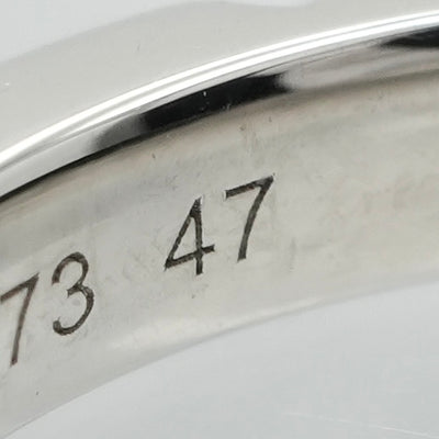 CHAUMET Chaumet Torsade Ring PT950 Silver Diamond Ring Pain Ring Wedding Ring Platinum