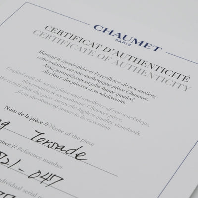 CHAUMET Chaumet Torsade Ring PT950 Silver Diamond Ring Pain Ring Wedding Ring Platinum