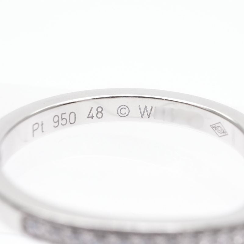 カルティエ Cartier バレリーナ ウェディング リング バレリーナカーブ BALLERINE WEDDING BAND リング 指輪 Pt950 プラチナ ダイヤリング 結婚指輪 マリッジリング プラチナ