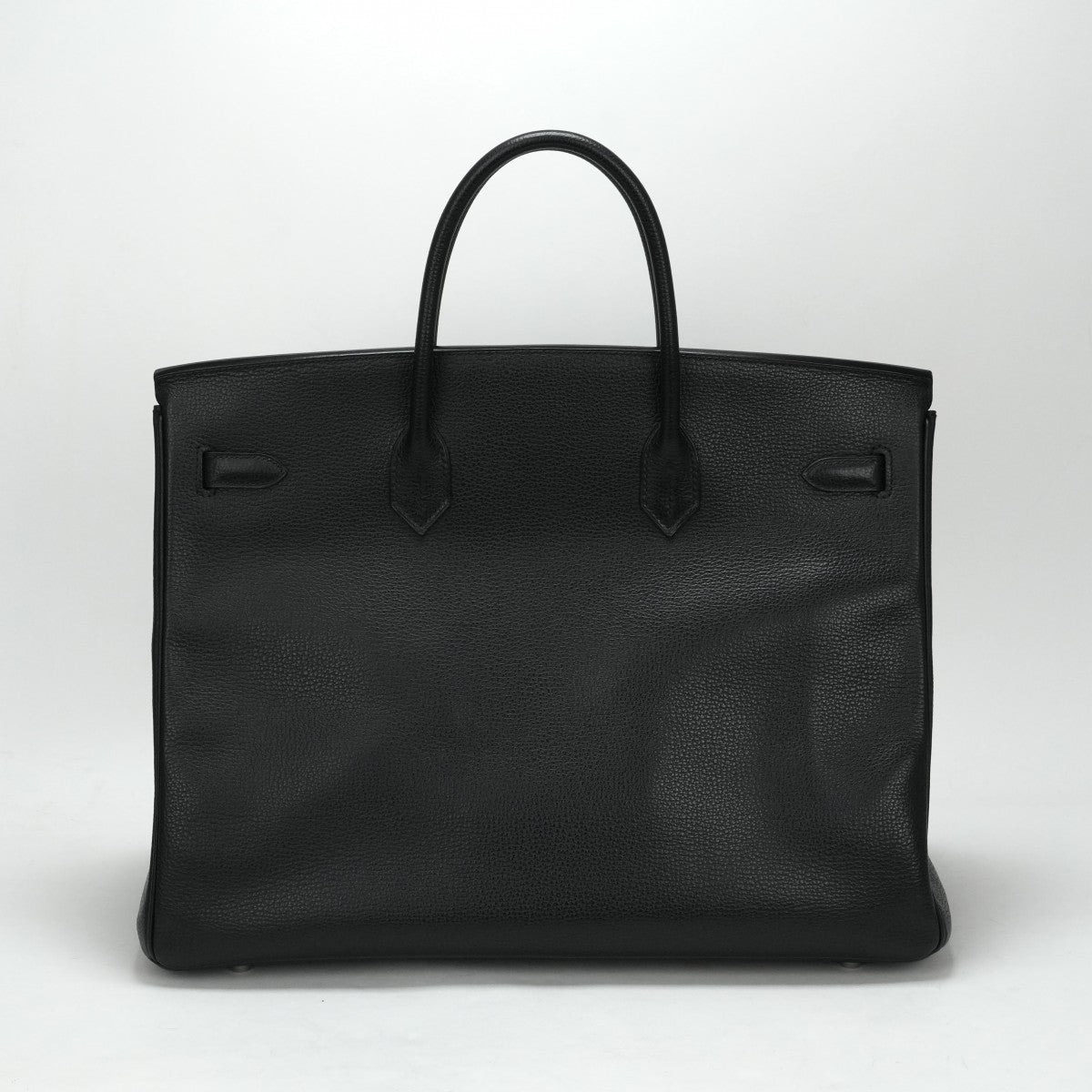 HERMES HERMES Birkin 40 Birkin 40 Bag, Tote Bag, Vacherierger Noir, Black, Silver Fittings