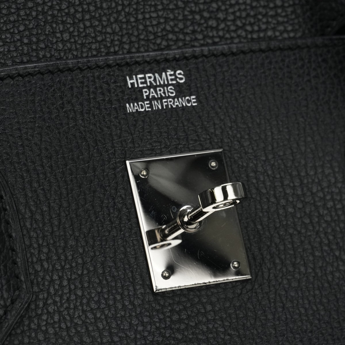 HERMES HERMES Birkin 40 Birkin 40 Bag, Tote Bag, Vacherierger Noir, Black, Silver Fittings