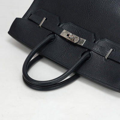 HERMES 爱马仕 Haut a courroies 32 Haut a courroies 32 袋，手提袋，雪花，海军，蓝色，银色配件