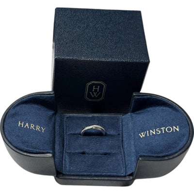 ハリーウィンストン HARRY WINSTON トリスト・ワンロウ・バンドリング トリスト　ワンロウ　バンドリング トリスト・バイ・ハリー・ウィンストン リング 指輪 Pt950 シルバー ダイヤリング 結婚指輪 マリッジリング プラチナ