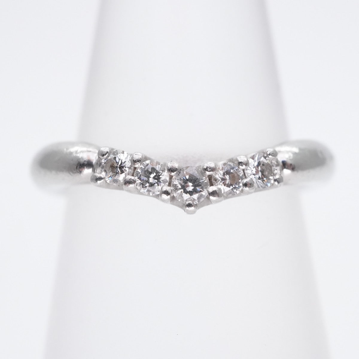 DIAMOND SHIRAISHI DIAMOND SHIRAISHI Ring Pt900 Silver Platinum Wedding Ring Diamond