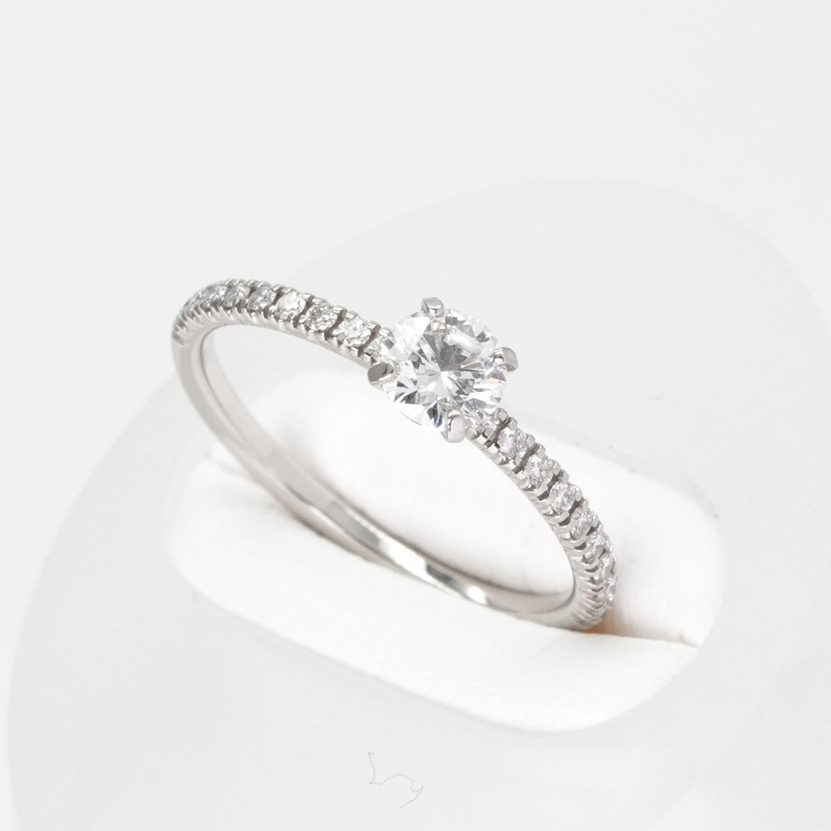 CARTIER Cartier Ethancel做 CARTIER Solitaire Ring EthanseldoCARTIER纸牌戒指eTincelle de Cartier Ring Ring PT950银钻石环订婚戒指铂金