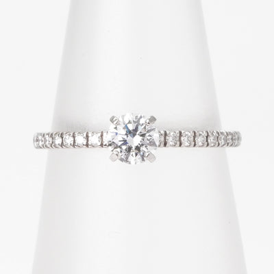 CARTIER Cartier Ethancel do CARTIER Solitaire ring EthanseldoCARTIERSolitaire ring ETINCELLE DE CARTIER RING Ring Pt950 Silver Diamond Ring Engagement Ring Platinum