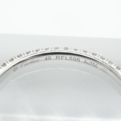 CARTIER Cartier Ethancel do CARTIER Wedding ring EthanserdoCARTIERWedding ring ETINCELLE DE CARTIER WEDDING BAND Ring 750WG Silver Full Eternity Eternity Ring Diamond Ring Platinum Wedding Ring