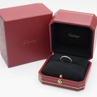 CARTIER Cartier Ethancel do CARTIER Wedding ring EthanserdoCARTIERWedding ring ETINCELLE DE CARTIER WEDDING BAND Ring 750WG Silver Full Eternity Eternity Ring Diamond Ring Platinum Wedding Ring