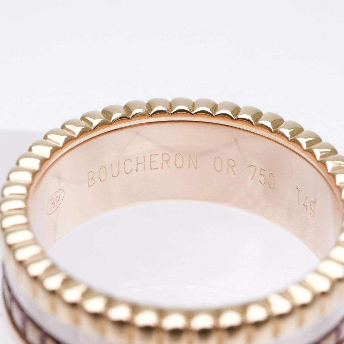 BOUCHERON Boucheron Quatre Classic Ring Small Quatre ring Quatre Classic Ring 750黄金粉红色白色金色黄金棕色黄金黄金白色金色粉红色棕色棕色PVD