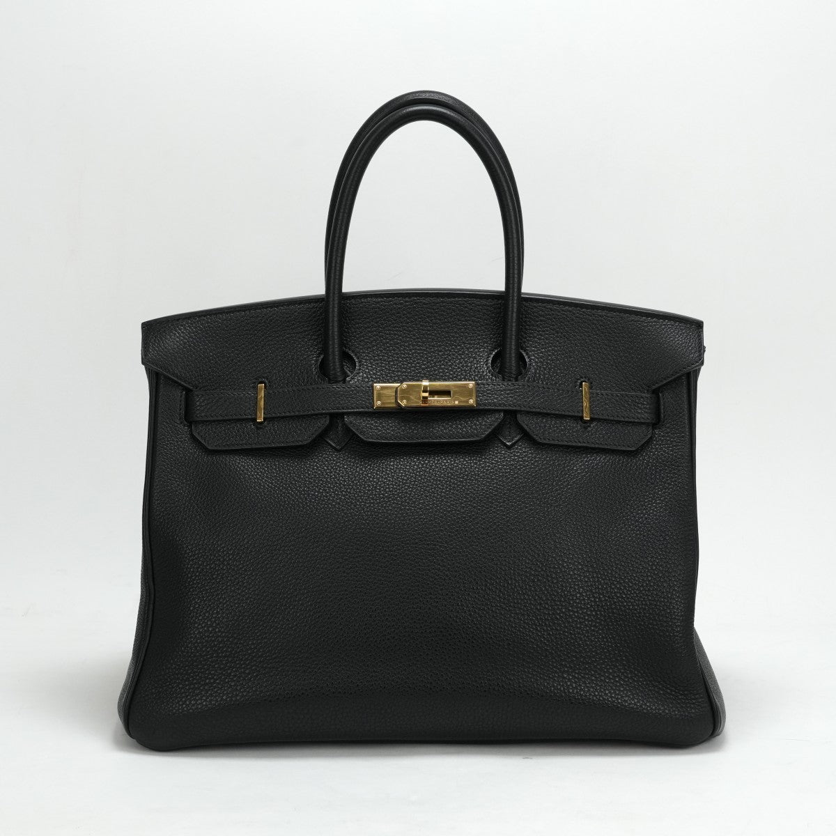 HERMES 헤르메스 Birkin 35 Birkin 35 토트 백 토고 누아 블랙 골드 하드웨어