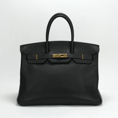 HERMES HERMES Birkin 35 Birkin 35 Tote bag Togo Noir Black Gold hardware