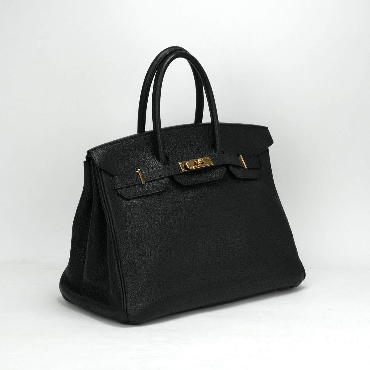 HERMES 헤르메스 Birkin 35 Birkin 35 토트 백 토고 누아 블랙 골드 하드웨어