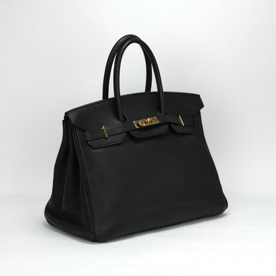 HERMES HERMES Birkin 35 Birkin 35 Tote bag Togo Noir Black Gold hardware