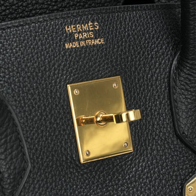 エルメス HERMES バーキン35 バーキン 35 バッグ トートバッグ トゴ ノワール ブラック 黒 ゴールド金具