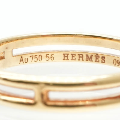 HERMES HERMES Wedding Ring Arianne Ring 750PG Pink Gold Wedding Ring Marriage Ring Pair Ring Pink Gold