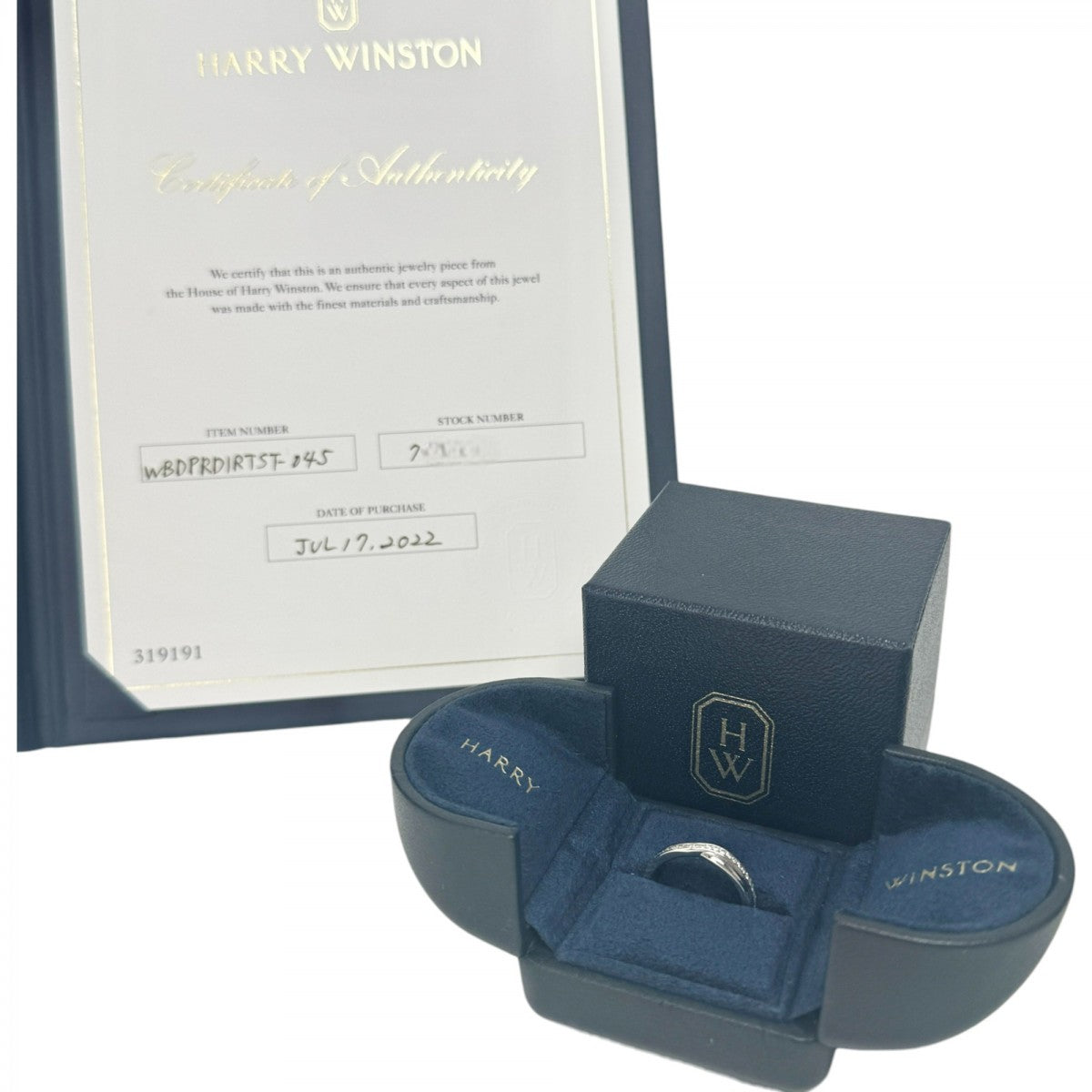 HARRY WINSTON Harry Winston Tristo Wanglow乐队戒指Tristo Wanglow乐队戒指Tristo撰写