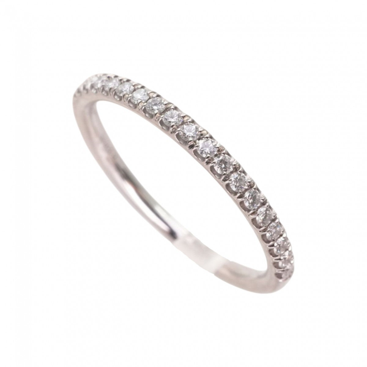 HARRY WINSTON HARRY WINSTON Micro Pave Bundle Ring (Small) Half Half Eternity Eternity Ring Classic Diamond Bundle Ring Ring Pt950 Silver Diamond Ring Wedding Ring Platinum