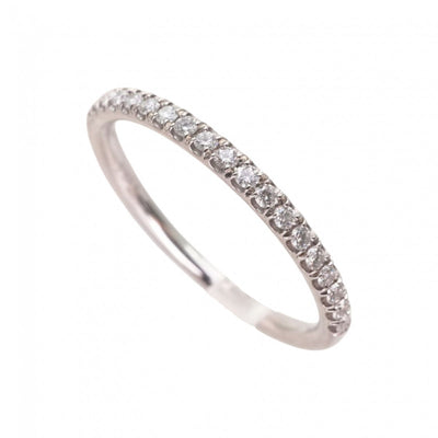 HARRY WINSTON Harry Winston Micro Pave Bundle Ring (Small) Half Half Half Eternity Eternity ring 클래식 다이아몬드 번들 링 링 PT950 Silver Diamond Ring Wedding Ring Platinum