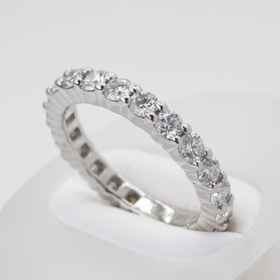 ハリーウィンストン HARRY WINSTON ラウンドカット・プロングセット・リング ラウンドカットプロングセットリング クラシック・ダイヤモンド・バンドリング リング 指輪 Pt950 フルエタニティリング プラチナ