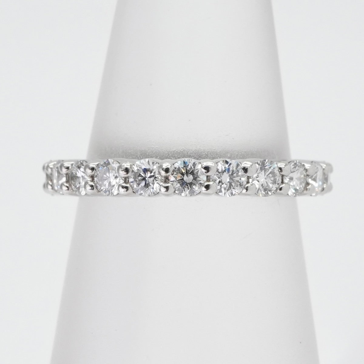 ハリーウィンストン HARRY WINSTON ラウンドカット・プロングセット・リング ラウンドカットプロングセットリング クラシック・ダイヤモンド・バンドリング リング 指輪 Pt950 フルエタニティリング プラチナ