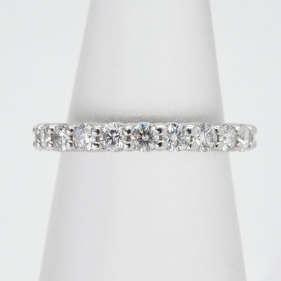ハリーウィンストン HARRY WINSTON ラウンドカット・プロングセット・リング ラウンドカットプロングセットリング クラシック・ダイヤモンド・バンドリング リング 指輪 Pt950 フルエタニティリング プラチナ