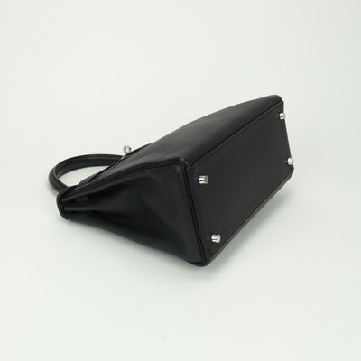 エルメス HERMES ケリー28 ケリー 28 バッグ トートバッグ トゴ ノワール noir ブラック black 黒 シルバー金具 ケリー28 トートバッグ ショルダーバッグ 内縫い