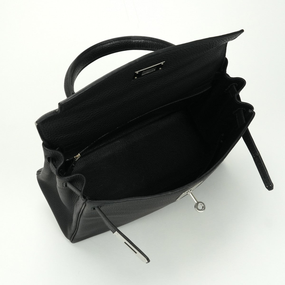 エルメス HERMES ケリー28 ケリー 28 バッグ トートバッグ トゴ ノワール noir ブラック black 黒 シルバー金具 ケリー28 トートバッグ ショルダーバッグ 内縫い