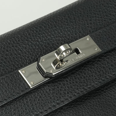 エルメス HERMES ケリー28 ケリー 28 バッグ トートバッグ トゴ ノワール noir ブラック black 黒 シルバー金具 ケリー28 トートバッグ ショルダーバッグ 内縫い