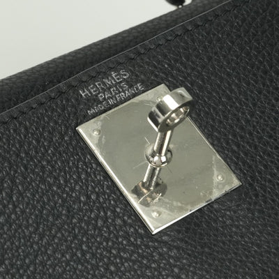 エルメス HERMES ケリー28 ケリー 28 バッグ トートバッグ トゴ ノワール noir ブラック black 黒 シルバー金具 ケリー28 トートバッグ ショルダーバッグ 内縫い